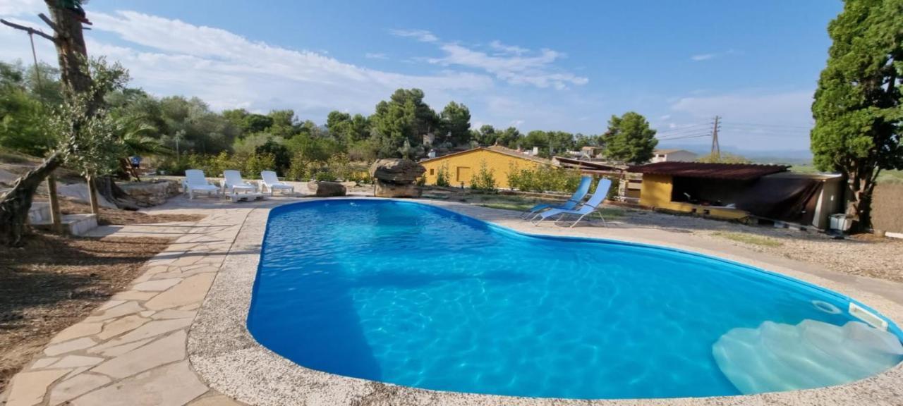 Casa Con Vistas, Piscina Y Animales De Granja, La Caseta Tarragona Exteriér fotografie