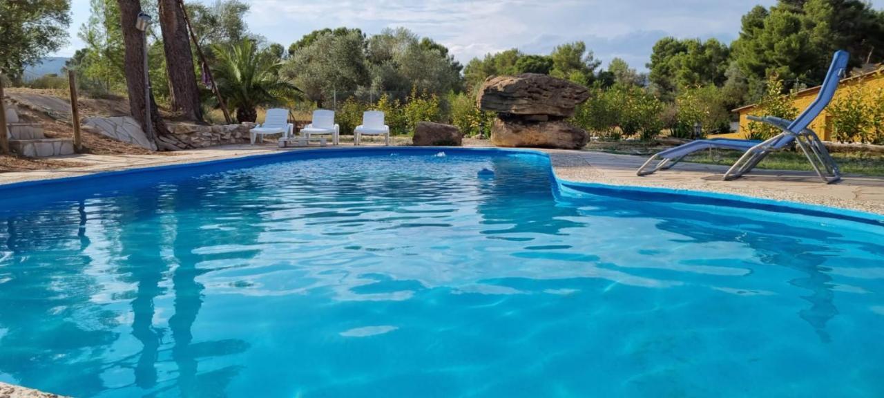 Casa Con Vistas, Piscina Y Animales De Granja, La Caseta Tarragona Exteriér fotografie